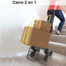 COSHANO Carro de la Compra Plegable con 6 Ruedas para Subir Escaleras, Carrito del Mercado, Bolsa Impermeable de 42L litros (Azul) - Azul - Ver 5