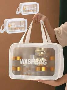 3-In-1 Toiletry Bag Set, Large Capacity Makeup Bag, PVC Waterproof Cosmetic Bag, Multi-Functional Makeup Organizer Bag, Portable Travel Toiletry Organizer Handbag, Suitable For Skincare, Makeup Tools, Toiletries, Gift For Friends, Valentine's Day, Birthday, Mother, Women, Girls, Christmas, Thanksgiving Toiletry Bag For Ladies,Small Makeup Bag,Toiletry Bag For Ladies,Small Makeup Bag,Toiletry Bag For Women