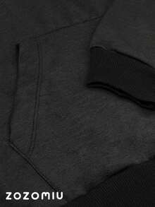 Sudadera Oversize Los Angeles 79 Black para Mujer – Estilo Urbano con Estampado Animal Print y Toque Moderno - Negro - Ver 3