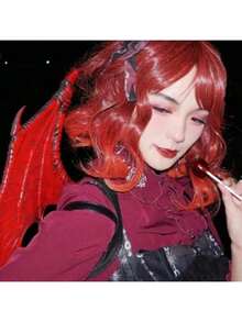 Trang phục hóa trang Halloween Carnival Devil Cosplay Dragon Wings - Đỏ - Xem 5