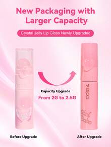 VEECCI 罐装唇泥唇颊两用哑光雾面唇釉口红腮红平价官方正品学生女 - 02 Apricot Morning Dew - 查看 3