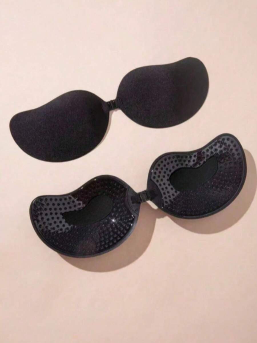 Plasturi autoadezivi push-up pentru piept cu cupă clasică Mango (negri) (pereche) - Negru - Vizualizare 1
