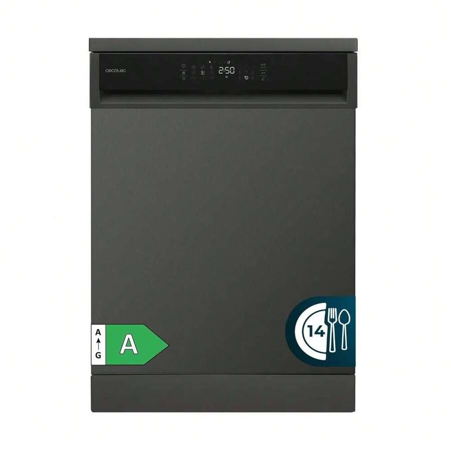 Cecotec Bolero Aguazero 6800 Dark A 60 Cm Dishwasher, 14 Place Settings, Inverter Plus Duo Motor - Multicolor - View 1