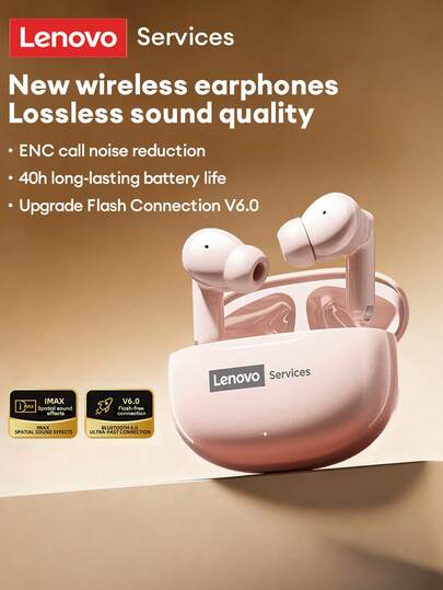  Tai nghe Bluetooth Lenovo LE202 Mini, nhét tai một nửa, chất lượng âm thanh Hi-Fi, Bluetooth 6.0 độ trễ thấp, chơi game, cuộc gọi rõ ràng, đeo thoải mái, thể thao, chạy bộ, văn phòng, thời lượng pin dài, tai nghe không dây, tương thích với điện thoại thông minh và máy tính