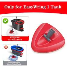 Replacement Spin Mop Head Base, Compatible With EasyWring 1-Tank System, Mop Cover Attachment For Floor Cleaning And Mopping - 1 Tank - View 2