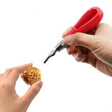 雕刻工具实用初学者DIY便携式油毡刀美术用品人体工学雕刻多功能 - 紅色 - 查看 5