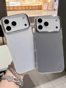 Luxury Simple Solid Color Anti-Drop Mobile Phone Case Compatible With IPhone 17 Pro Max 17 Pro 17 16 16 Pro 15 Pro 15 Pro Max 16 Pro Max 14 Pro 14 Pro Max 13 Fashion Ahockproof Mobile Phone Case