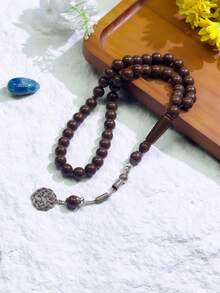 1 pieza Cuentas de oración musulmanas de acrílico de 45 piezas de 10 mm, Misbaha Tasbih Rosario Pulsera, Cuentas de oración diaria, Regalo para hombres