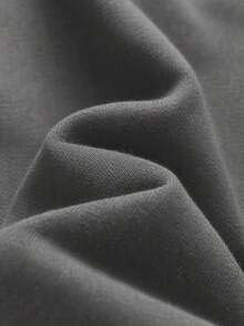 New Men's Plain Color Simple And Versatile Half-Zip Hoodie Fashionable Autumn And Winter Lapel Casual Hoodie Loose Sweatshirt