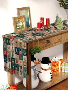 1pc Christmas Nutcracker Table Runner, Christmas Decor Table Runner, Christmas Linen-Like Table Runner, Table Runner, Table Runner, 1pc Table Runner, 4pcs Placemats, 1pc Pillow Cover, 3 Products Available, Seasonal Home Decor Indoor/Outdoor Party Supplies, Winter Home Decor, Christmas Decoration, Christmas Room Decor, Christmas Party Decoration