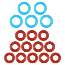 طقم إصلاح حلقات الإحكام لماكينة القهوة من بريفيل، 5 كبيرة و12 صغيرة، لموديلات BES920 و BES980 و BES990 و Oracle Dual Boiler، لإصلاح التسريب وغسالة الحشية، قطع غيار وإكسسوارات