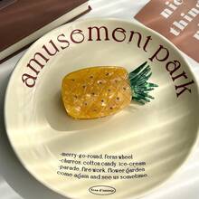 1pc Fruit Themed Hair Claw Clips, Novelty Strawberry, Lemon, Banana, Cherry, Hair Claw Hair Accessories, Unique Pitaya, Pineapple, Durian, Strawberry, Shark Claw Clips, Simple Hair Clips For High Ponytail - Multicolor - View 25