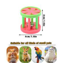 2Pcs Interactive Bell Roller Ball Toy - Colorful Bell Ball Toy For Pets - Interactive Rolling Rattle With Loud Ringing Bell - Fun Noisy Puzzle Play For Cats, Rabbits, Hamsters, Parrots Random Color