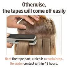 150grams Tape In Hair Extensions Human Hair,#60 Platinum Blonde 16-26inch,20Pcs/50Grams,100% Brazilian Remy Tape Ins Real Human Hair Extension,Christmas Birthday Gift For Women, Perfect For Daily Party & Wedding Use, 4-5 Packs To Add Length & Volume - S12/16/613 - 查看 10