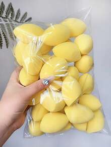 20/30/50pcs Super Soft Large Makeup Sponge Set, Expands When Wet, Suitable For Dry/Wet Application, Even Makeup Application, Face Makeup Tool