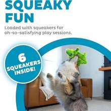 Outward Hound Squeaker Matz Plush Gator Dog Toy, XL - ColorA - 查看 2