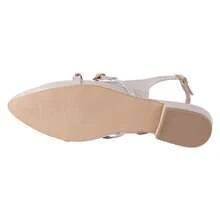 Fratello Shoe Store Fratello flats color late para mujer 1315, diseño slingback, perfectas para looks casuales chic, citas, oficina, sandalias blancas mujer, flats elegantes dama, zapatos slingback, calzado charol, estilo minimal chic - Late - Ver 5