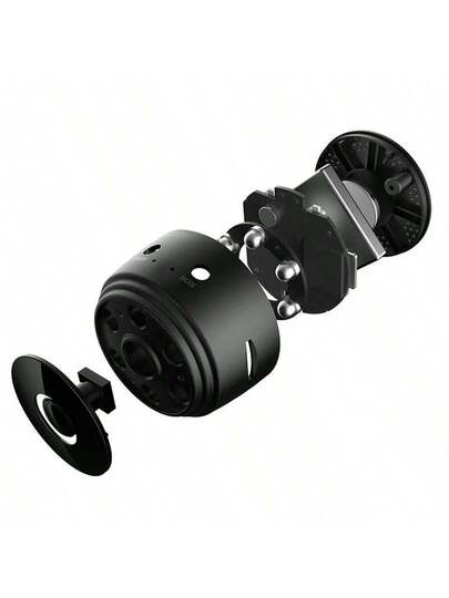 1pc Small Slimme Wireless WiFi Surveillance Camera. It Is Made Of ABS Material Supports Intelligent Loop Recording, High Definition Infrared Night Vision, Strong Magnetic Attraction, Has Relatively Long St by Time. view 6