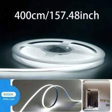 LQHZMYY 1 Set USB Powered COB LED Light Strip, 5V, Touch Control Dimmable, 3 Color Temperatures 3000K/4000K/6000K, Self-Adhesive Backing, Suitable For Birthday, Space Theme, Bedroom, TV Backlight, Vanity, Cabinet, Home Decor, Christmas, Halloween And Other Festivals - 彩色 - 查看 25