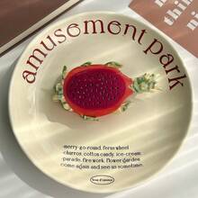 1pc Fruit Themed Hair Claw Clips, Novelty Strawberry, Lemon, Banana, Cherry, Hair Claw Hair Accessories, Unique Pitaya, Pineapple, Durian, Strawberry, Shark Claw Clips, Simple Hair Clips For High Ponytail - Multicolor - View 17