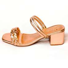 Women Heeled Sandals - Bronce - Ver 6