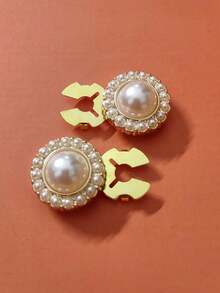 2 件衬衫纽扣套花朵袖扣套花朵袖扣夹纽扣适用于礼服婚礼礼服装饰纽扣服装配饰礼品