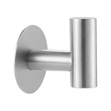 1/2pcs Adhesive Hooks, Towel Hook Coat Hooks, Stainless Steel Brushed Wall Hooks, For Hanging Bathrobe Sponges In Bathroom And Bedroom, Hook Accessories, Auxiliary Hook, Heavy Duty Hook. For Hanging Coat, Clothes, Plants, Gardening Tools, Kitchenware, Pans, Pots, Utensils, Spoons, Hat, Towel Robe Hook Rack Wall Mount. For Your Bedroom, Shower, Classroom, Garage, Apartment, College Dorm, Cabinets, Fridge, Organizer And Most Kinds Of Room Decor.