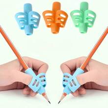 JuneLsy Pencil Grips For Kids Handwriting Pencil Gripper Pencil Holder Posture Correction Training Writing AIDS For Preschooler Kids Toddler Children Special Needs