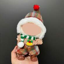 Ropa solo apta para muñeca , conjunto de atuendos de muñeca de Navidad con colgante y figura vestible, generación 1-3