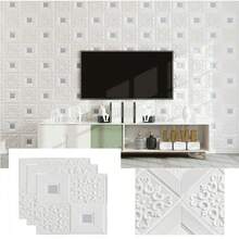 20/50pcs 3D Floral Wall Stickers - Easy Installation, High Quality & Waterproof Foam Boards, Suitable For Kitchen, Bathroom, Living Room Decor