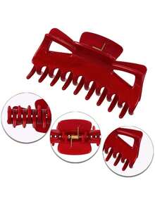 1pc Plastic Hair Clip For Updo Clips - Stylish And Simple Hair Accessory For Girls With High Ponytail Winter Claw Clips Bowknot Hair Claws Elegant Hair Clutch