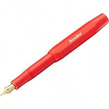 KAWECO 10001149 Caveco Fountain Pen BB Extra Broad Point Classic Sports Red