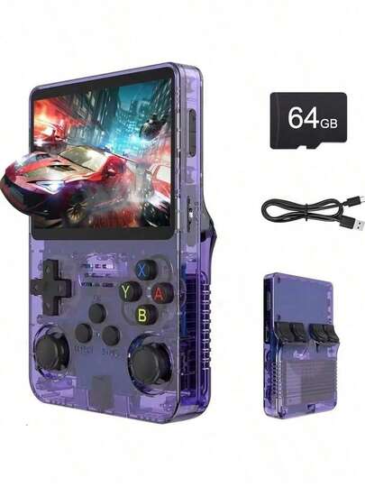 TUNKE HD Consola de juegos portátil, juegos creativos, recargable por USB,  dispositivo de juego portátil