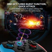 GAMINJA NS009 无线游戏控制器，兼容 、PC、PS3 电视盒、支持 NFC、耳机插孔、低延迟游戏手柄 - 彩色 - 查看 5