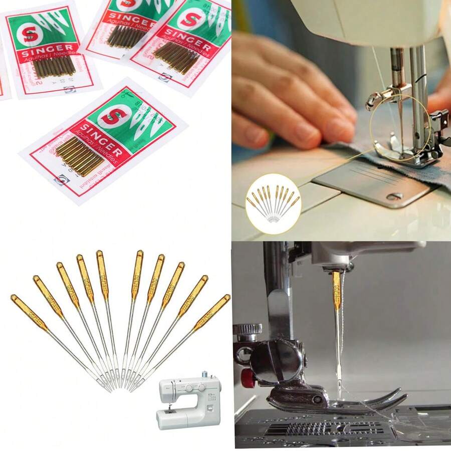 10/50 PCS/Set Singer Sewing Needle HAX1 705H 9#,11#,14#,16#,18# Domestic Household Sewing Machine Needles Accessories For Brother, Singer, Janome, Juki