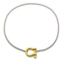 1 Pc/Set Fashionable Luxury-Style Personalized Clasp Necklace With Stainless Steel Box Chain Minimalist And Sophisticated, Suitable For Both Men And Women. Ideal As A Gift, For Everyday Wear, Or For Various Occasions Such As Banquets, Parties, And Music Festivals. - 1 - Xem 4