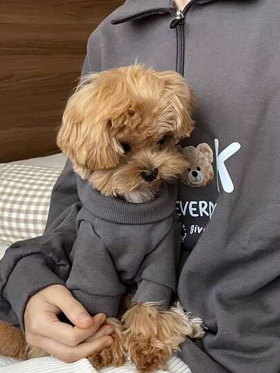 秋冬新款宠物狗猫保暖衣服泰迪贵宾雪纳瑞比熊小型犬羊毛卫衣