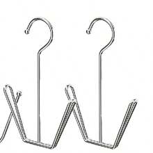 6-częściowy wieszak na buty, wieszaki na buty ze stali nierdzewnej do użytku domowego, wieszaki na buty ze stali nierdzewnej - 2/4 opakowania, metalowy stojak oszczędzający miejsce z haczykami do organizacji szafy, na powrót do szkoły, trwała, nieobrobiona konstrukcja metalowa, wodoodporna i odporna na rdzę