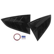 2PCS Gloss Black Side Window Louvers Compatible With Subaru BRZ & Toyotas' GR86 2022-2026 ABS Plastic Sun Shade Cover Auto Upgrade Car Accessories - 亮黑色 - 查看 8
