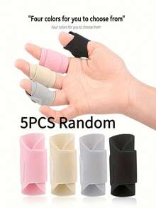 5/10 Peças Talas de Dedo Macias de Poliéster - Suporte Confortável, Adequado para Dedos e Entorses, Fácil de Usar e Remover, Adequado para Uso Diário e Atividades Esportivas, Suporte de Dedo Reutilizável