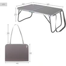 Picnic Folding Table And Chairs - Anthracite - View 2