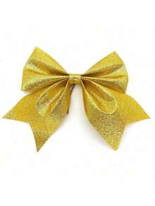 8pcs Large 5.9 Inch Bows - Elegant Red/Gold/Silver, Suitable For Trees, Wreaths, Gifts, Garlands - No Electricity Needed - Perfect For Christmas, Weddings, New Year, Birthdays - Luxury Party Decor, Christmas Wreath Decorations, Holiday Wreath Accessories, Shiny Sequin Effect, High Quality, Home Decor Accents - Multicolor - View 6