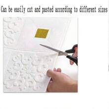 20/50pcs 3D Floral Wall Stickers - Easy Installation, High Quality & Waterproof Foam Boards, Suitable For Kitchen, Bathroom, Living Room Decor