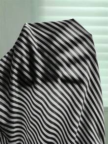 VIVINA 女士休闲简约针织条纹圆领长袖基本款 T 恤，适合外出、睡衣、派对、圣诞节室内聚会、秋冬季