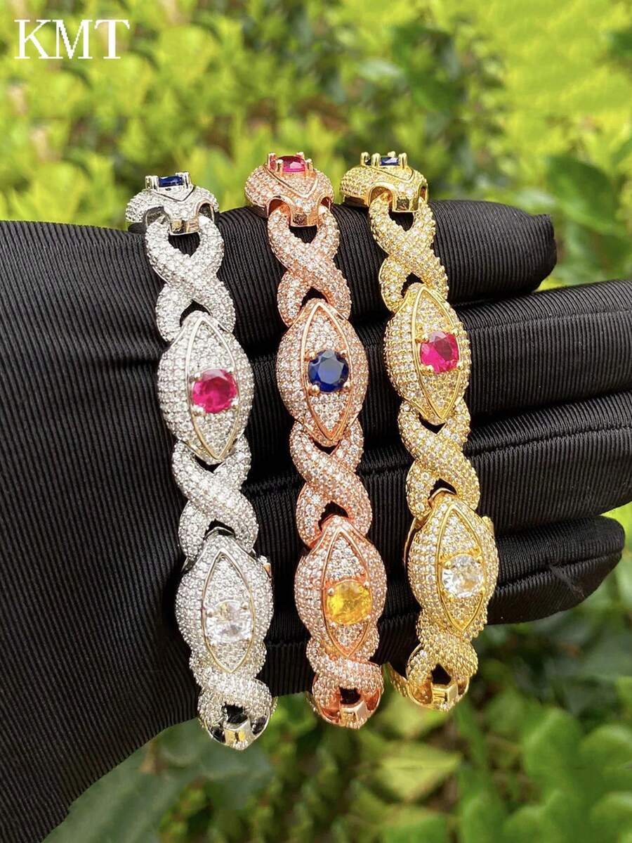 KMT The Four-Leaf Clover Symbolizes Good Luck, And The Overall Design Conveys The Meaning Of Bringing Multiple Blessings. - Bracelet - View 1