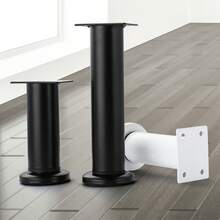 4x Adjustable Telescopic Cabinet Legs - Gold - View 3