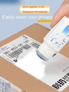 1-3pcs Thermal Paper Correction Liquid, With High-Strength Covering Power, Can Effectively Protect Personal Privacy. It Adopts An Formula, Is Non-Pungent And Odorless, And Does Not Hurt Hands, And Can Be Used With Confidence.