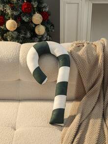 1 件圣诞可爱糖果装饰抱枕、家居装饰靠垫、沙发枕、床头枕 - 彩色 - 查看 12