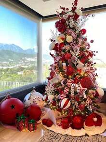 Adornos de bolas de Navidad para decoración del hogar y fiestas