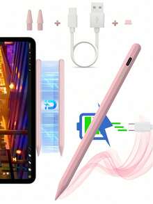 Lápiz óptico actualizado para iPad de 9a y 10a generación, Apple Pencil de 2a generación, lápiz óptico iPad de carga rápida para iPad Pro 11/12.9 de 3a/4a/5a generación, iPad Mini 5/6, iPad 6/7/8, iPad Air 3/4/5, Apple Pen para iPad 2018-2025